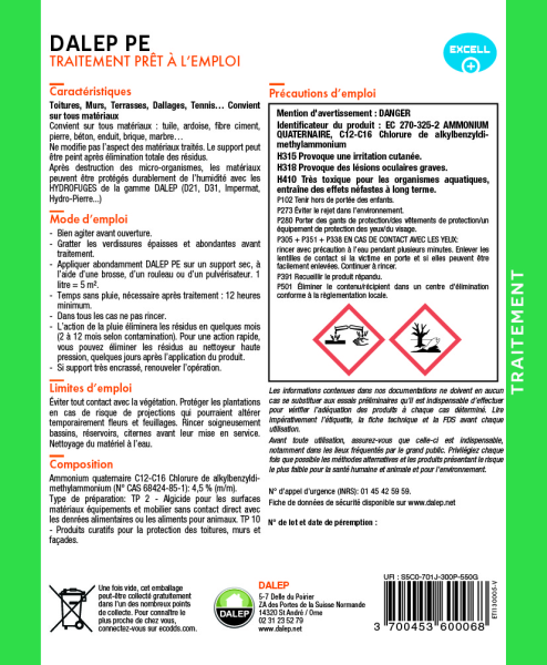 DALEP PE 5L - Fongicide prêt à l'emploi - Zoom2